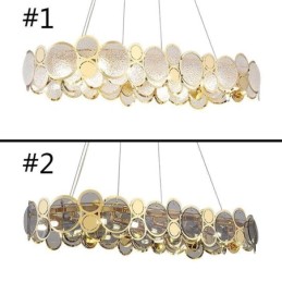 Europäischer Glas-Kronleuchter, kreative Luxus-Pendelleuchte