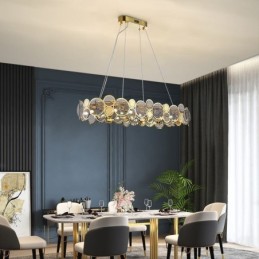 Europäischer Glas-Kronleuchter, kreative Luxus-Pendelleuchte