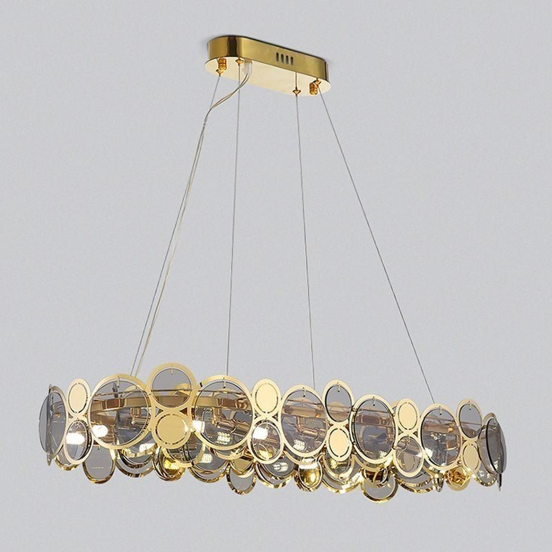 Europäischer Glas-Kronleuchter, kreative Luxus-Pendelleuchte