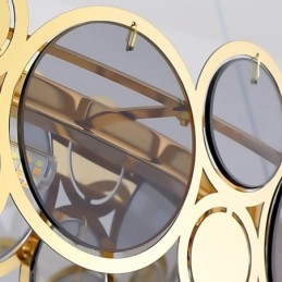 Europäischer Glas-Kronleuchter, kreative Luxus-Pendelleuchte