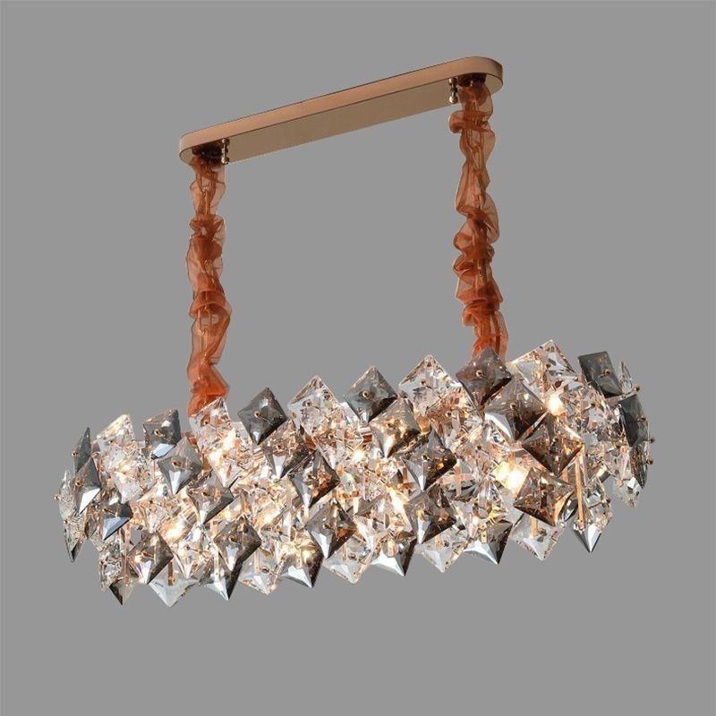Europäischer Glas-Kronleuchter, kreatives Licht, Luxus-Pendelleuchte