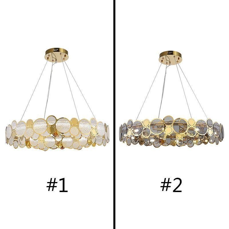 Europäischer Glas-Kronleuchter, kreatives Licht, Luxus-Pendelleuchte