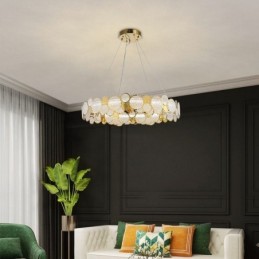 Europäischer Glas-Kronleuchter, kreatives Licht, Luxus-Pendelleuchte