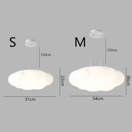 Kreative Pendelleuchte White Cloud Pendelleuchte