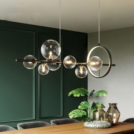 Moderne Glas Bubble Pendelleuchte G9 Glühbirnen Kronleuchter Moderne Glas Bubble Pendelleuchte G9 Glühbirnen Kronleuchter