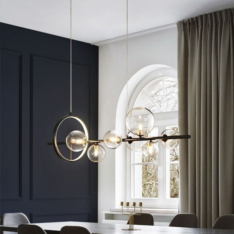 Moderne Glas Bubble Pendelleuchte G9 Glühbirnen Kronleuchter