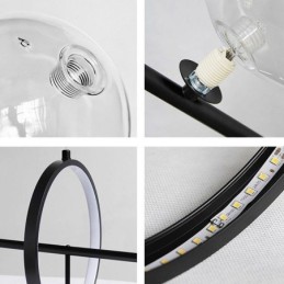 Moderne Glas Bubble Pendelleuchte G9 Glühbirnen Kronleuchter