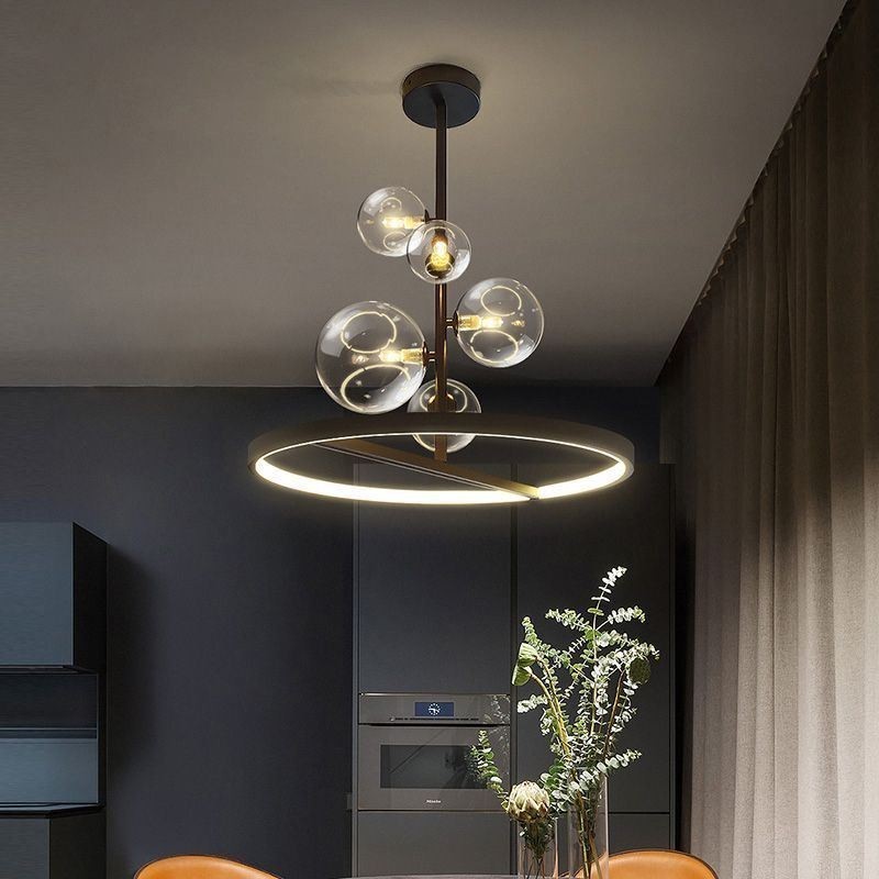 Moderne Hängeleuchten Leuchte Kronleuchter Glas Blase Pendelleuchte