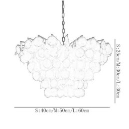 Natürliche Shell Kronleuchter Runde Layered Hängen Licht Esszimmer