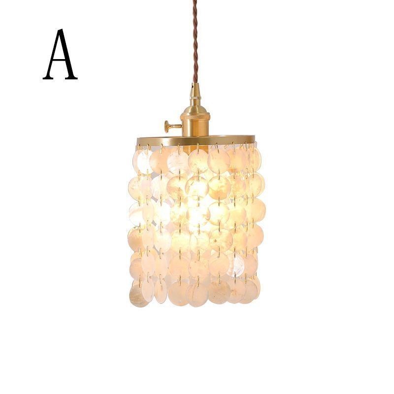 Moderne Klassische Kronleuchter Weiß Shell Schatten Anhänger Beleuchtung Lampe Decke