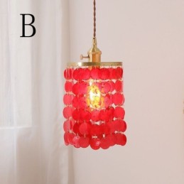 Moderne Klassische Kronleuchter Weiß Shell Schatten Anhänger Beleuchtung Lampe Decke