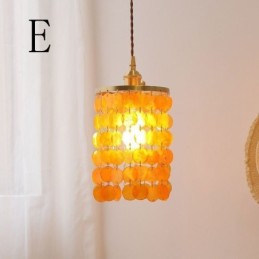 Moderne Klassische Kronleuchter Weiß Shell Schatten Anhänger Beleuchtung Lampe Decke
