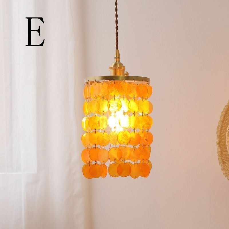 Moderne Klassische Kronleuchter Weiß Shell Schatten Anhänger Beleuchtung Lampe Decke
