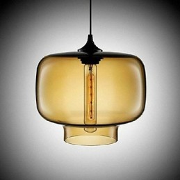 Flaschendesign-Anhänger 1 Licht Prägnante Eisenmalerei