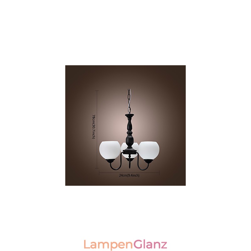 Traditioneller klassischer Kronleuchter aus Bronze im Kerzenstil