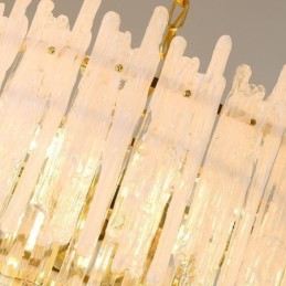 Kristall Runde Korallen Deckenleuchte Pendelleuchte
