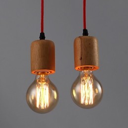 Kronleuchter Mini-Stil Modern Zeitgenössisch Holz Bambus