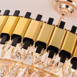 Luxus Kristall Pendelleuchte Runde Deckenbeleuchtung