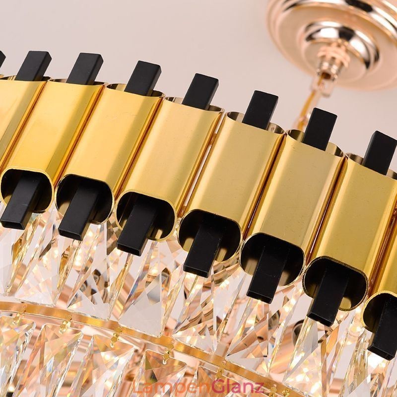 Luxus Kristall Pendelleuchte Runde Deckenbeleuchtung