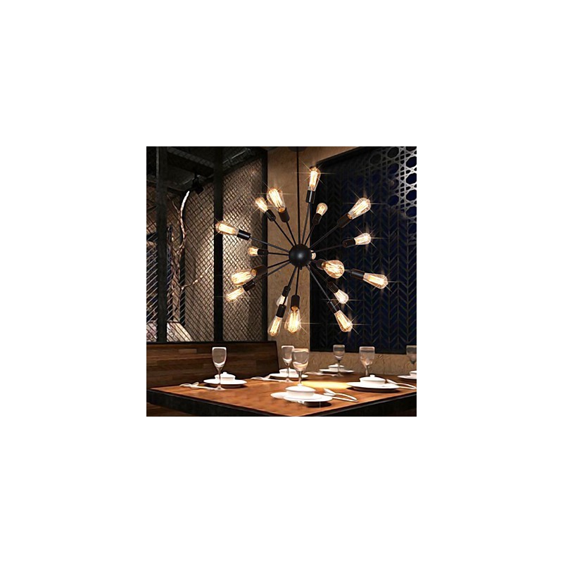 Country Designers Kronleuchter aus antikem Messing und Metall