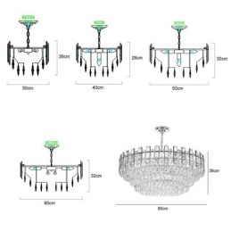 Europäische Pendelleuchte Moderne K9 Kristallbeleuchtung
