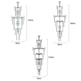 Europäische Pendelleuchte Moderne Spektakuläre K9 Deckenleuchte
