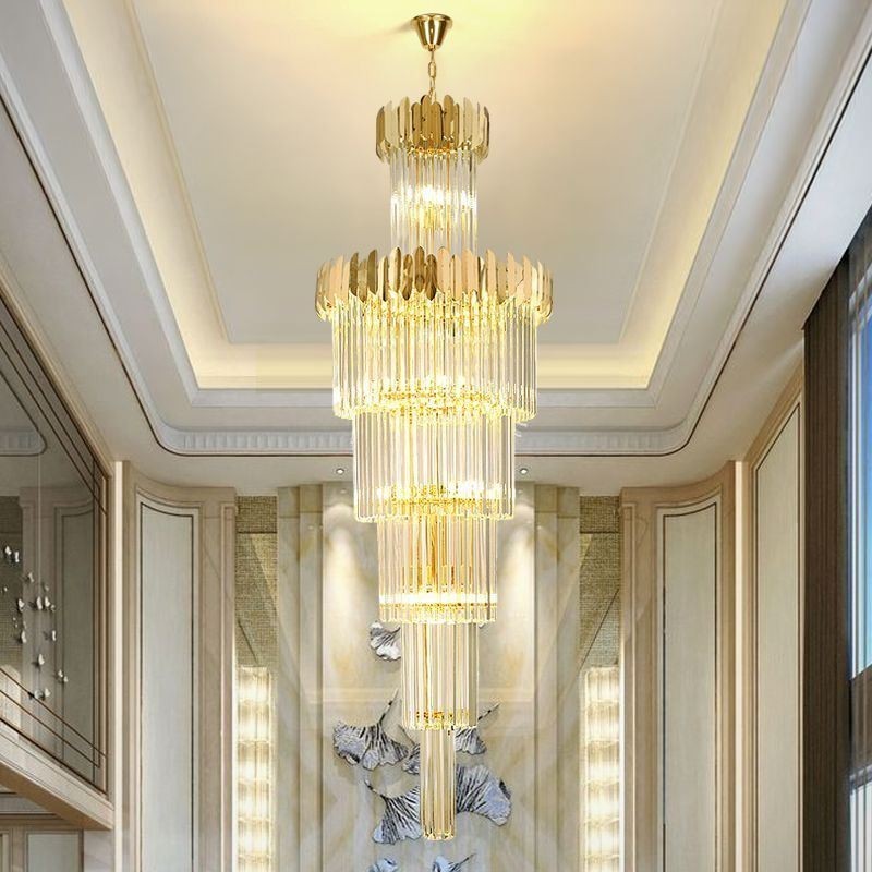 Moderne Kristall Deckenleuchte Pendelleuchte Esszimmer Foyer