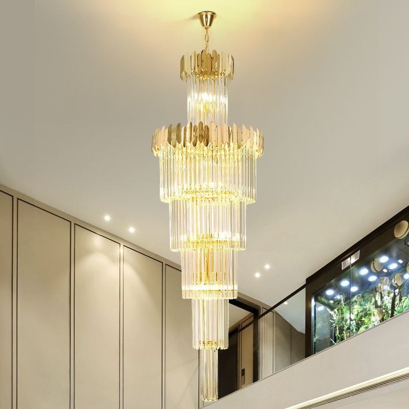 Moderne Kristall Deckenleuchte Pendelleuchte Esszimmer Foyer