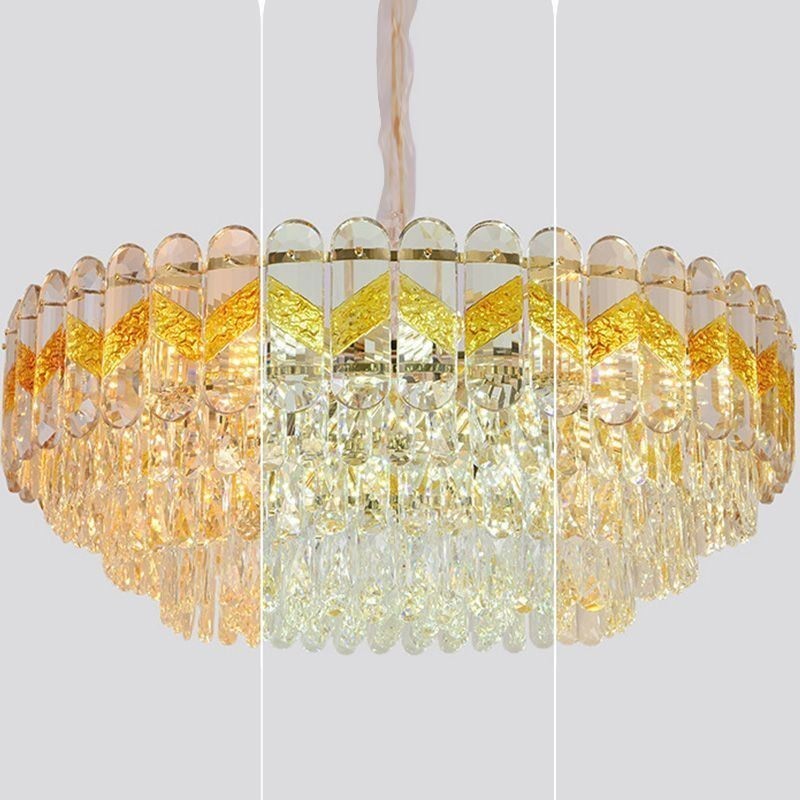 Luxus Pendelleuchte Kristall Deckenleuchte 9 12 16 Lichter
