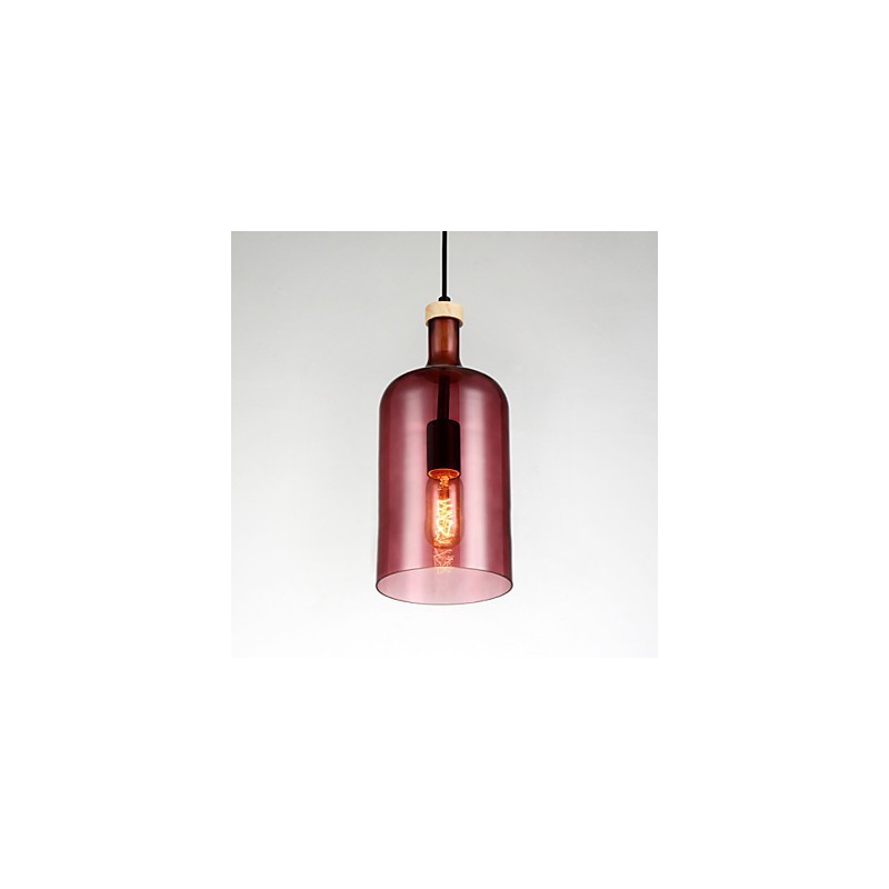 Kronleuchter, moderne Pendelleuchte mit Glasschirm