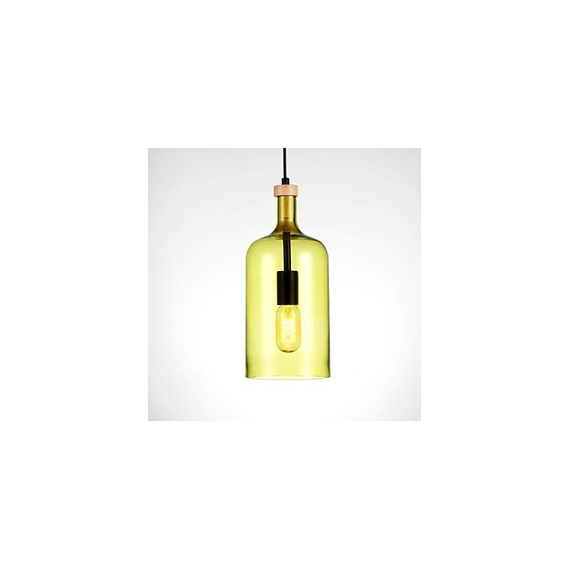 Kronleuchter, moderne Pendelleuchte mit Glasschirm