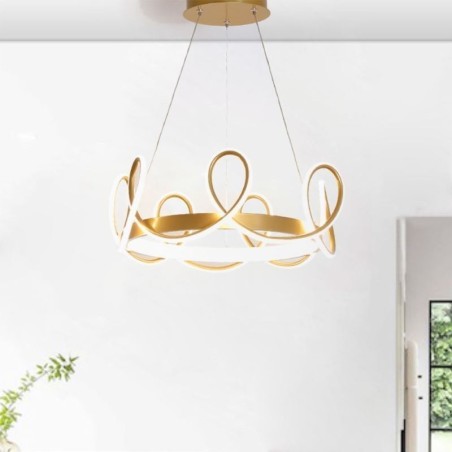 Moderne Hängeleuchte Crown Pendelleuchte Aluminium 1 Licht Moderne Hängeleuchte Crown Pendelleuchte Aluminium 1 Licht
