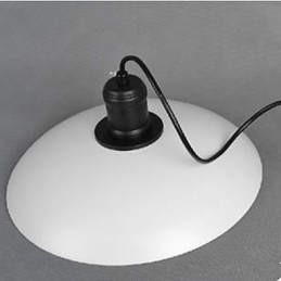Vertraglich weißes Droplight Rustikale Lodge Traditionelle klassische Pendelleuchte