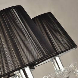 Eleganter Kristall-Kronleuchter mit 12 Lichtern