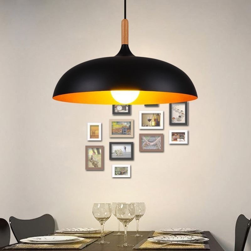 Moderne Pendelleuchte Minimalistische Dekorative Leuchte Schwarz Weiß