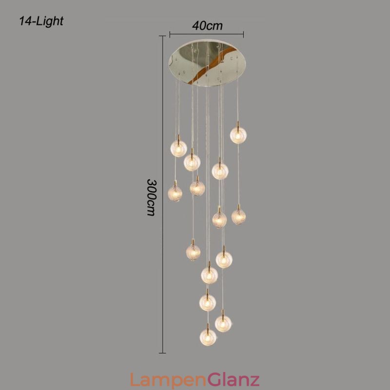 Glas Pendelleuchte Kreative Dekorative Glaskugel Loft