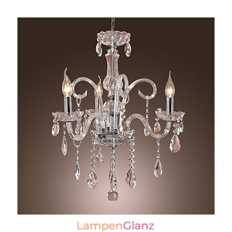 Rustikaler Lodge-Kristall-Kronleuchter