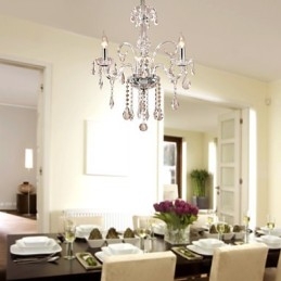 Rustikaler Lodge-Kristall-Kronleuchter