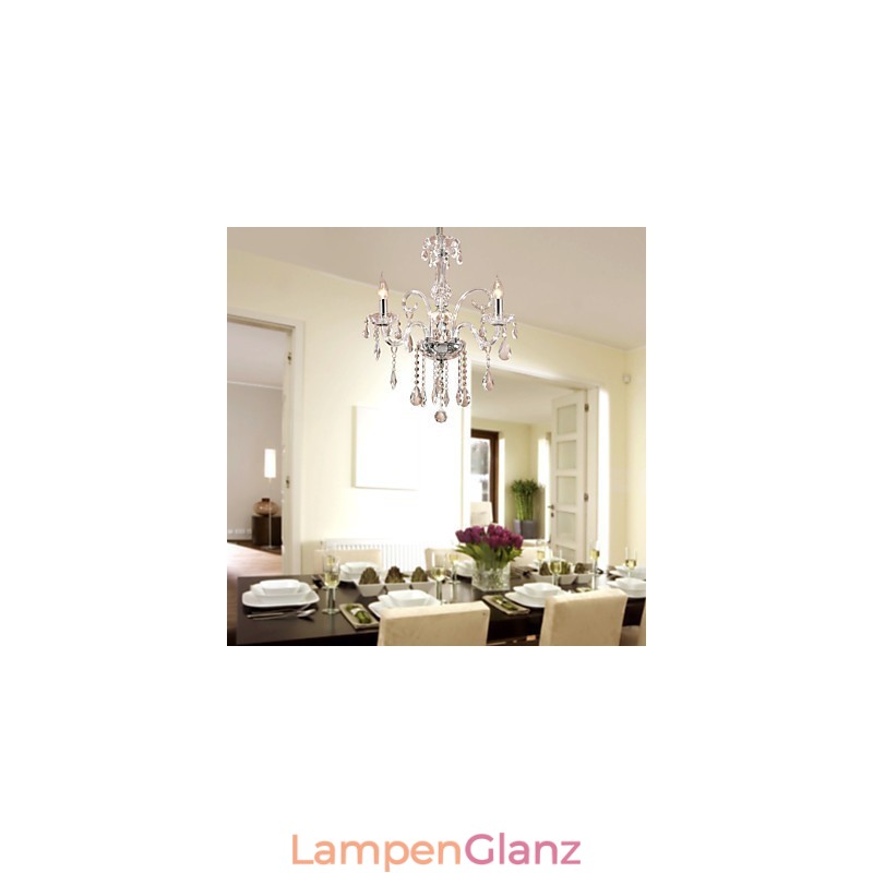 Rustikaler Lodge-Kristall-Kronleuchter