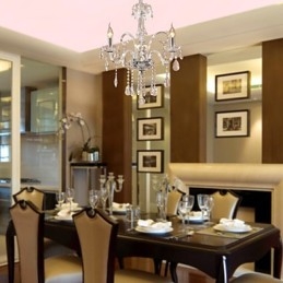 Rustikaler Lodge-Kristall-Kronleuchter