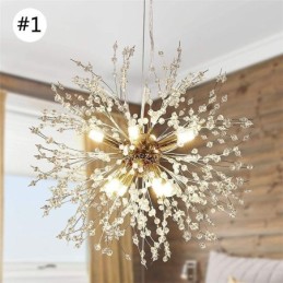Feuerwerk Kronleuchter 8 Lichter Löwenzahn Pendelleuchte