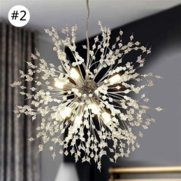 Feuerwerk Kronleuchter 8 Lichter Löwenzahn Pendelleuchte