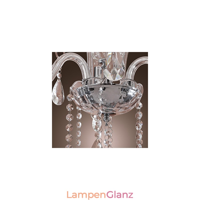 Rustikaler Lodge-Kristall-Kronleuchter