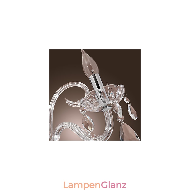 Rustikaler Lodge-Kristall-Kronleuchter