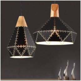 Industrielle Retro Vintage Hängeleuchte Hohl Lampenschirm