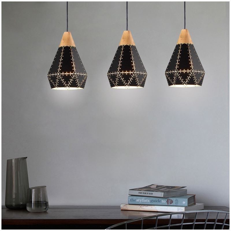 Industrielle Retro Vintage Hängeleuchte Hohl Lampenschirm