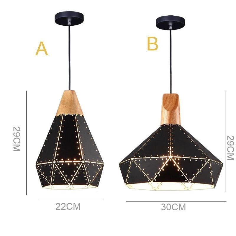 Industrielle Retro Vintage Hängeleuchte Hohl Lampenschirm