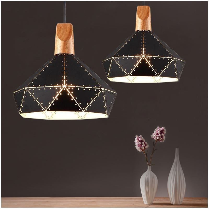 Industrielle Retro Vintage Hängeleuchte Hohl Lampenschirm