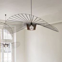Eisen Pendelleuchte Strohhut Lampe 1 Licht