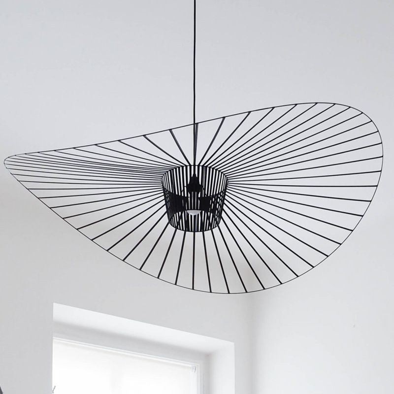 Eisen Pendelleuchte Strohhut Lampe 1 Licht